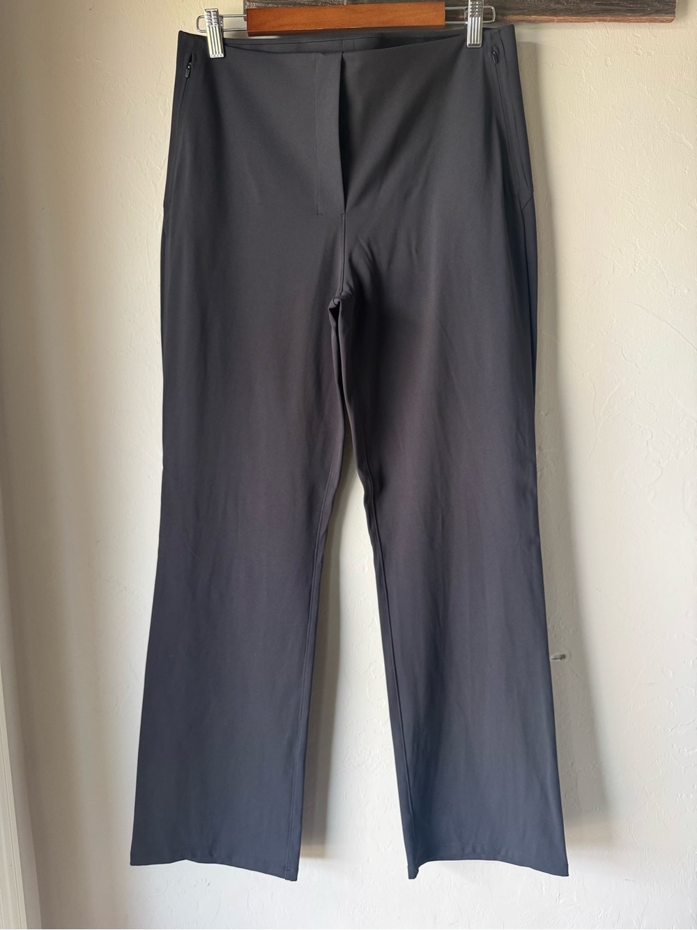 Lululemon Pull On High Rise Black Trousers 12
